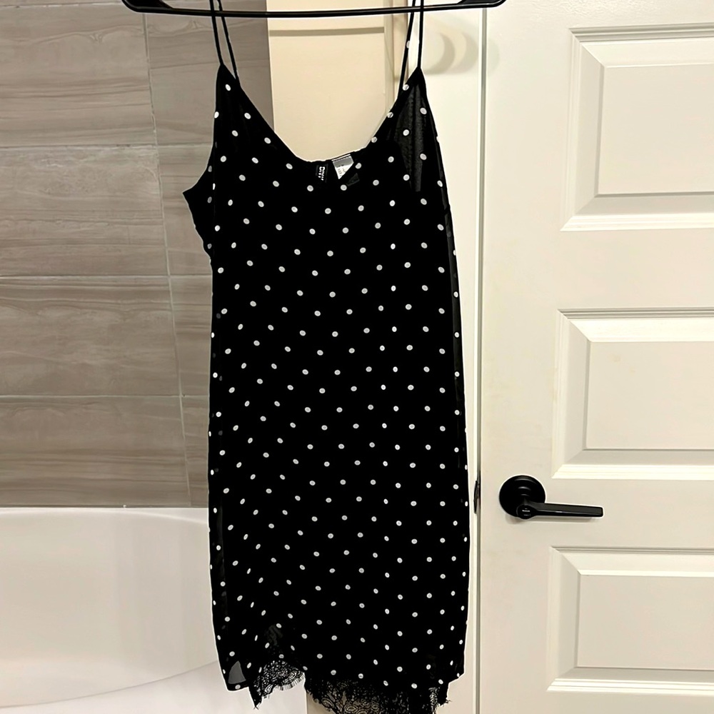 Beautiful sexy polka dot slip dress - Brand New!!